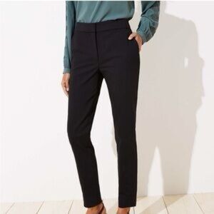 LOFT Julie High Waist Skinny Black Pants size 10P